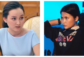 Снова подружки: Бибисара Асаубаева и Жансая Абдумалик сняли совместный сторис