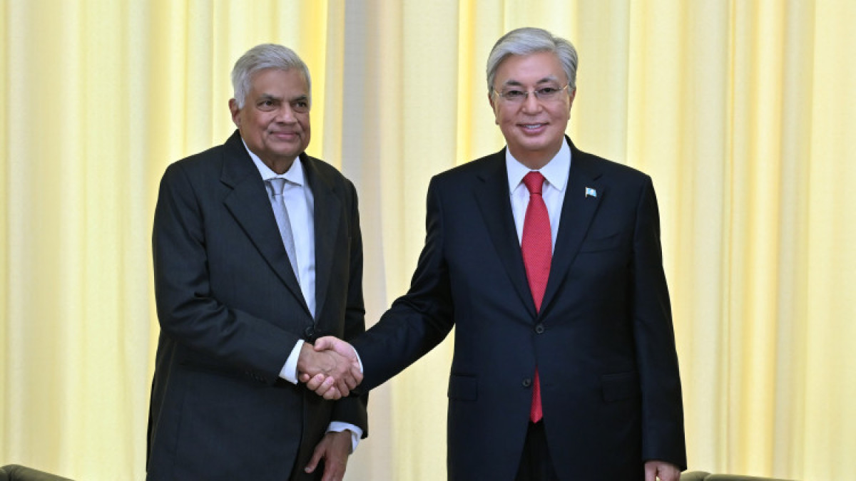 Токаев провел встречу с Президентом Шри-Ланки
