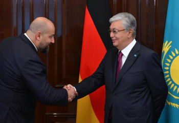 Tokayev receives Dennis Schwindt, Chairman of the Management Board of HMS Bergbau AG