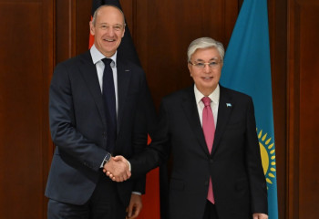 Мемлекет басшысы Siemens AG компаниясының басшысын қабылдады