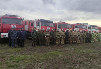 В Павлодарской области прошли приграничные учения с МЧС России