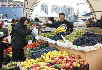 Қостанай мен Ақтөбе облыстарының шаруалары Астанадағы жәрмеңкеде өз өнімдерін ұсынды