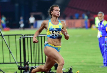 Ольга Сафронова 200 метрге жүгіруден Азия Ойындарының финалына шықты