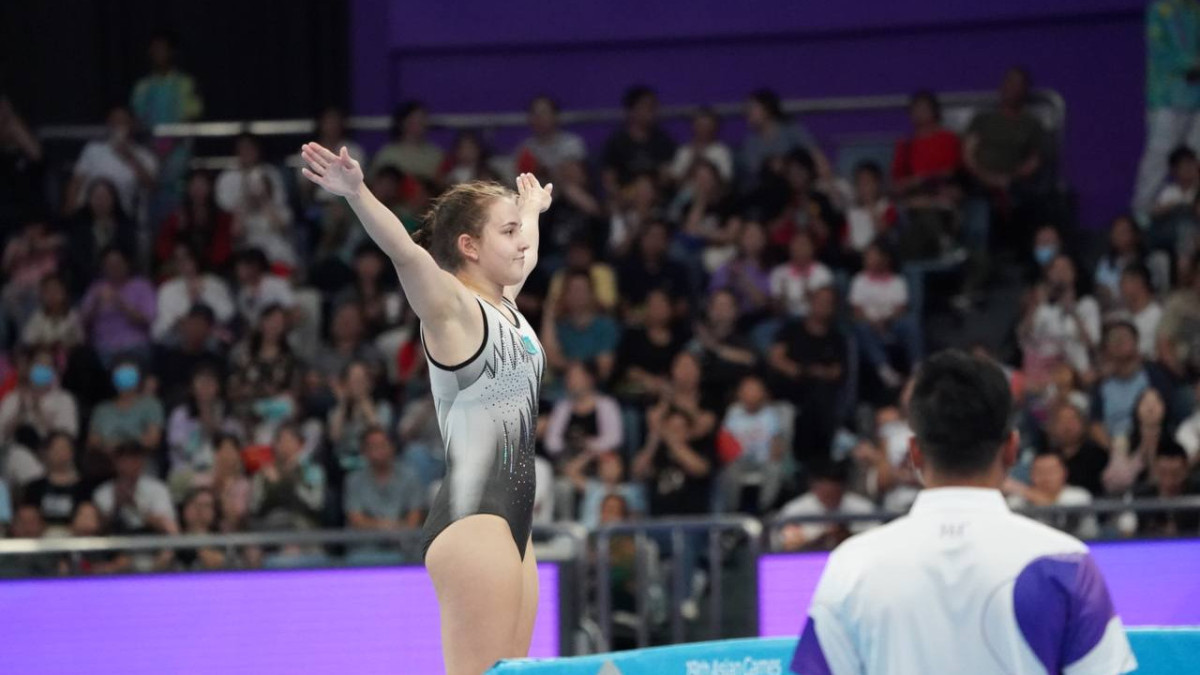 Гимнастка завоевала бронзовую медаль для Казахстана на Азиаде