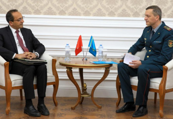 Қорғаныс министрлігінде Швейцария дипломаттарымен кездесу өтті