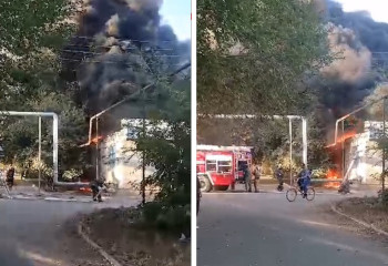 Оралда мектеп өртенді