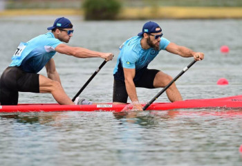 Kazakhstan wins silver in Men’s Canoe Double