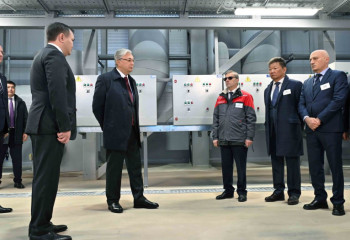 Мемлекет басшысы «Тұран» газ жылу станциясына барды