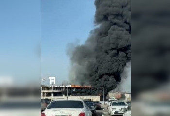 Пожар начался возле ЭКСПО в Астане