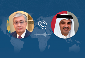 Kassym-Jomart Tokayev had a telephone conversation with the Amir of the State of Qatar Sheikh Tamim bin Hamad Al Thani