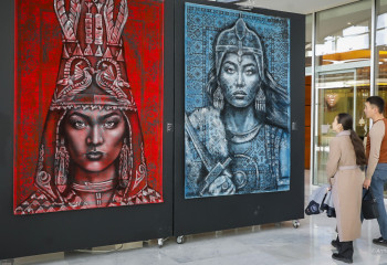 Kulanshi заманауи өнер орталығында жаңа көрме ашылды