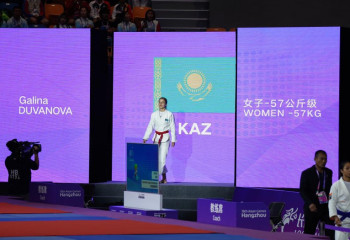 Галина Дуванова күміс жүлдені қанағат тұтты