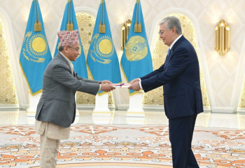 Президент бірқатар мемлекеттің елшілерінен сенім грамоталарын қабылдады