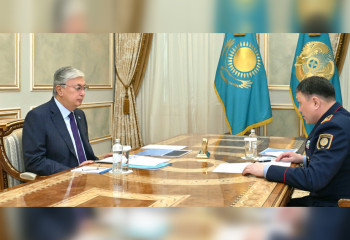 Tokayev receives Minister of Internal Affairs