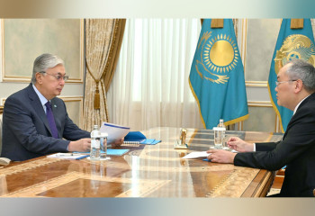 Tokayev meets Financial Monitoring Agency Chairman
