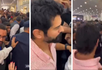 Атақты түрік актерін көруге жиналғандар тағы да таптап кете жаздады