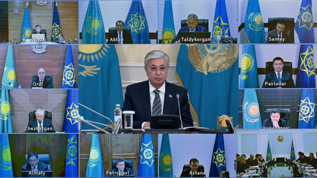Токаев провел заседание Совета Безопасности Республики Казахстан