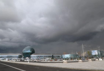 Штормовое предупреждение объявлено в девяти регионах Казахстана