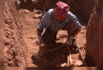 Место ритуального погребения расчлененного тела нашли археологи