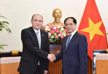 Ambassador of Kazakhstan met with the Minister of Foreign Affairs of Vietnam