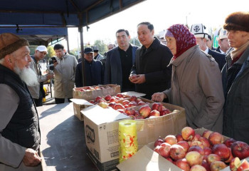 В Таразе организовали продовольственную ярмарку аграриев из Кыргызстана