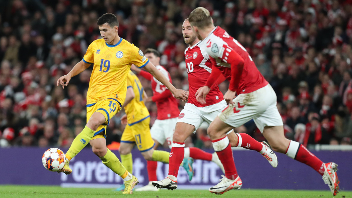 Сборная Казахстана проиграла Дании в гостевом матче