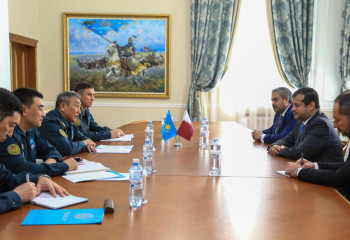 Delegation from Qatar visited Ministry of Defense of Kazakhstan