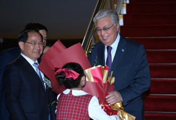 Президент Казахстана прибыл с официальным визитом в Китайскую Народную Республику