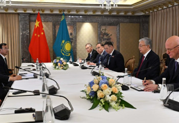 Глава государства принял председателя совета директоров компании SINOPEC Ма Юншэна