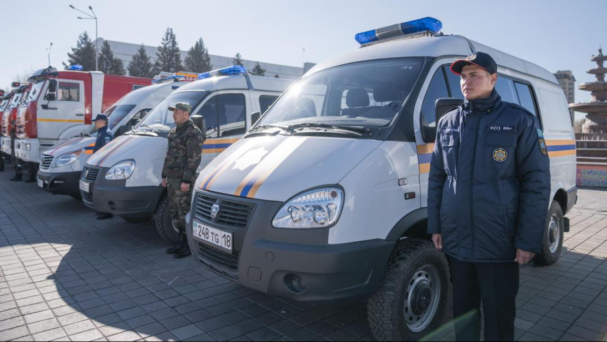 Спасатели области Абай получили ключи от новой спецтехники
