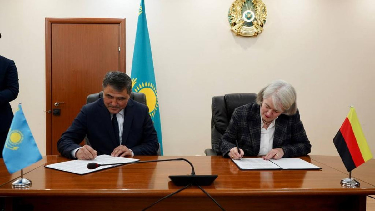 Казахстан и Германия заключили договор о реализации программы управления водными ресурсами в Центральной Азии