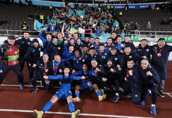 Бурная реакция казахстанцев на победу над Финляндией