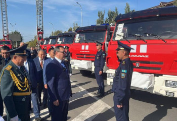 Спасателям Алматинской области вручили спецтехнику