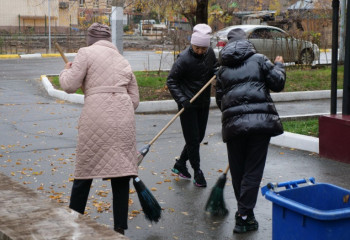 Полицейские СКО вышли на субботник