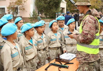 Алматыдағы десантшылар бөлімінде Ашық есік күні өтті