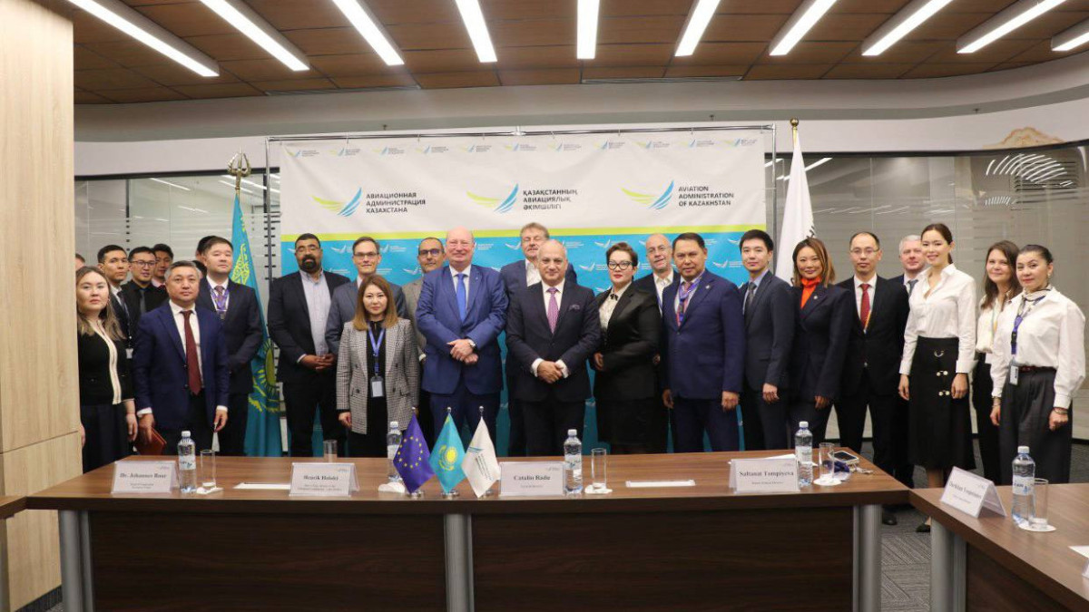 Высшее руководство Европейской комиссии посетило Авиационную администрацию Казахстана