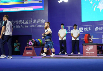 Первую золотую медаль IV Азиатских пара игр завоевал Давид Дегтярев