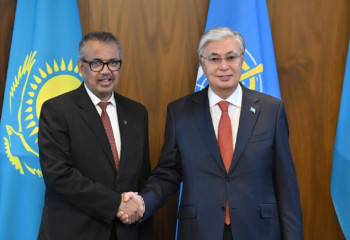 Tokayev meets with WHO Director-General