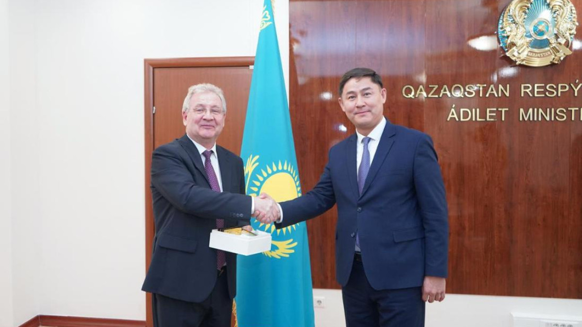Министр юстиции встретился с Президентом Евразийского патентного ведомства