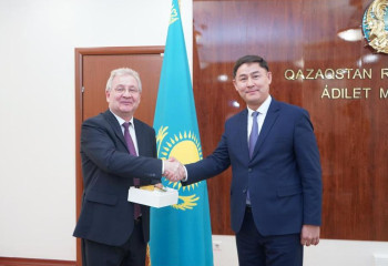 Министр юстиции встретился с Президентом Евразийского патентного ведомства