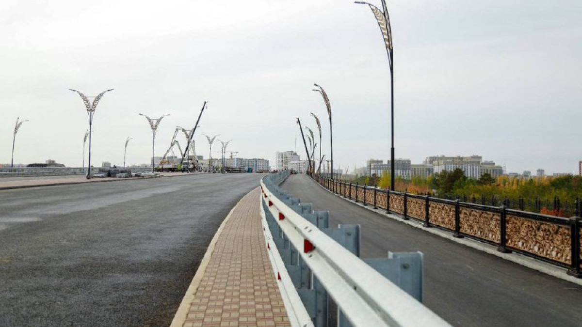 В Астане скоро откроется новый мост