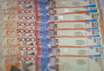 Треть работников предприятий Казахстана получает зарплату от 300 до 600 тысяч тенге - статистика