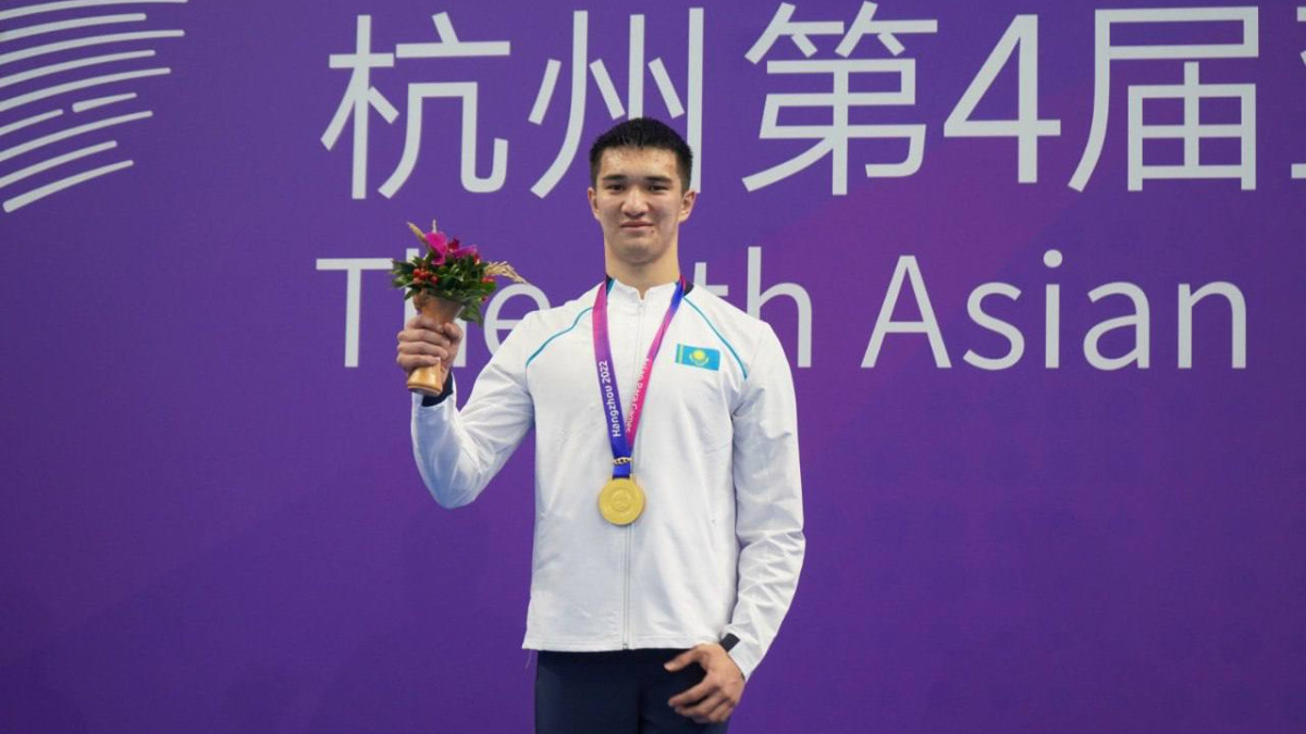 Казахстанец Диас Кенжебек стал обладателем золотой медали по пара плаванию