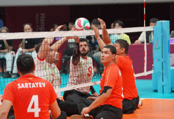 Kazakhstan grabs sitting volleyball silver in Hangzhou