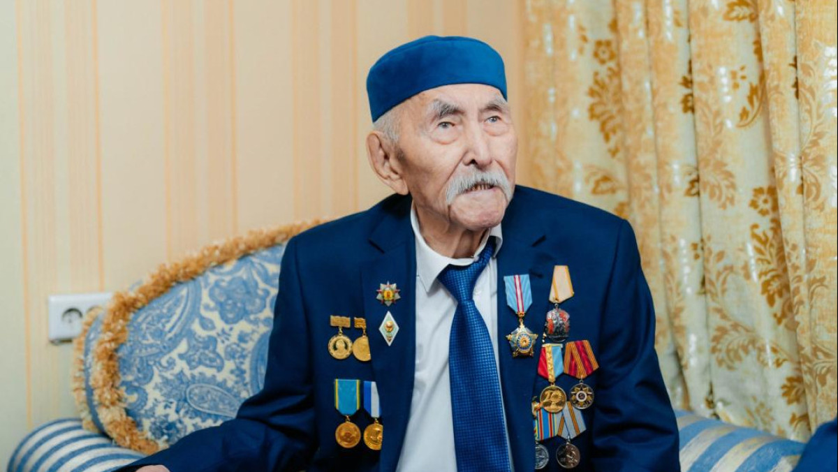 Абай облысында 98 жастағы ардагерге "Құрмет" ордені берілді