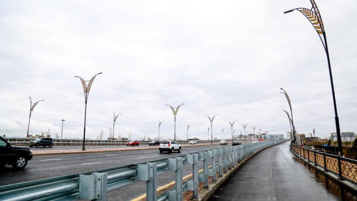 В Астане открыли проезд по новому автомобильному мосту