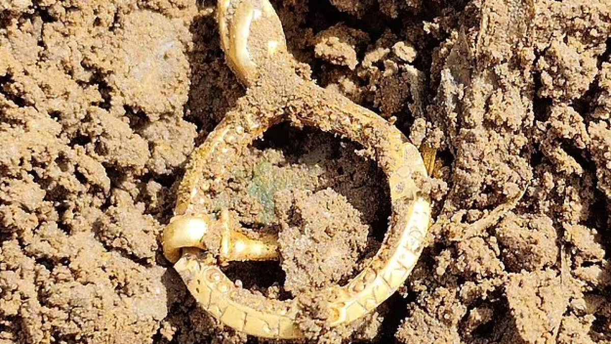 На месте древнего сражения кладоискатель нашёл золотую брошь, которую оценили почти в 6 млн тенге