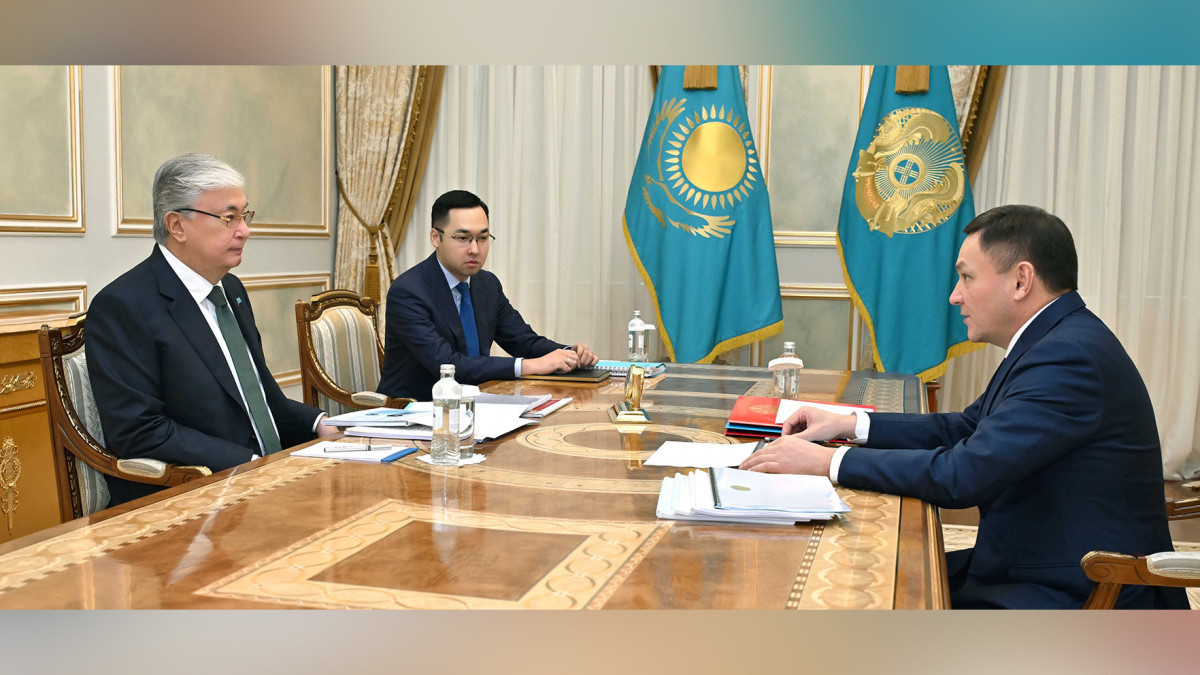 Глава государства принял министра туризма и спорта Ермека Маржикпаева