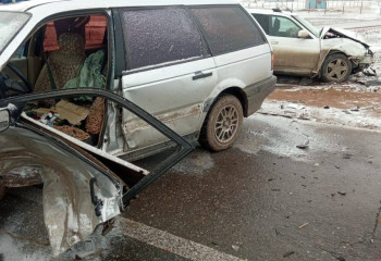 Отец доверил руль 13-летнему подростку и они попали в аварию на трассе Кокшетау – Омск