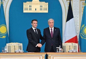 Kazakh, French Presidents agree to implement a number of projects
